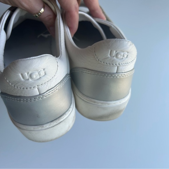 UGG white sneakers, sz 9 - Picture 3 of 4